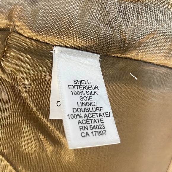 NWT. Banana Republic Women’s 4 100% Silk Satin 2-Layer Trousers w/Side Split. - Picture 12 of 13